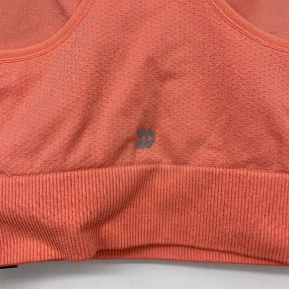 All In Motion Sports Bra Plus 2X (40DD) Seamless Medium Support Racerback - Picture 9 of 10